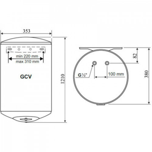 Бойлер Tesy Anticalc Slim 80 (304891)