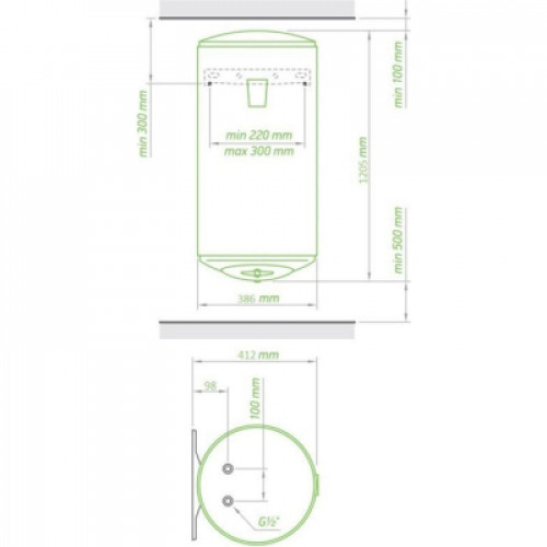 Бойлер Tesy Bilight Slim 80 (304131)