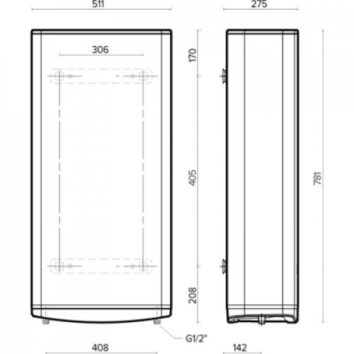 Бойлер Ariston VELIS TECH 50 EU (3100917)