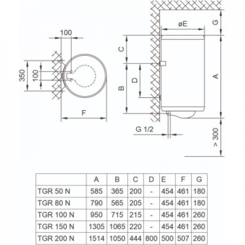 Бойлер TIKI TGR100NPRIMEM100V9_TIKI (700173)