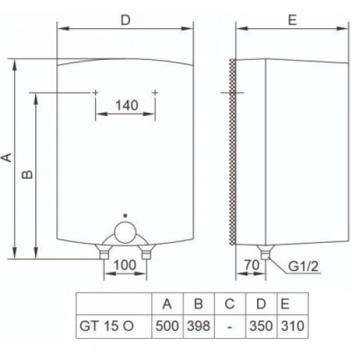 Бойлер TIKI Mini P 15V9 (GT15OMINI_TIKI) (700188)