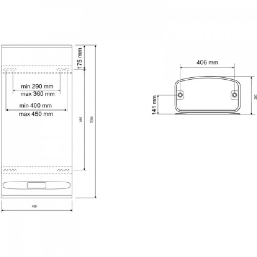 Бойлер Tesy Bellislimo Cloud плаский GCR 802722 E31 ECW Wi-Fi (304606)