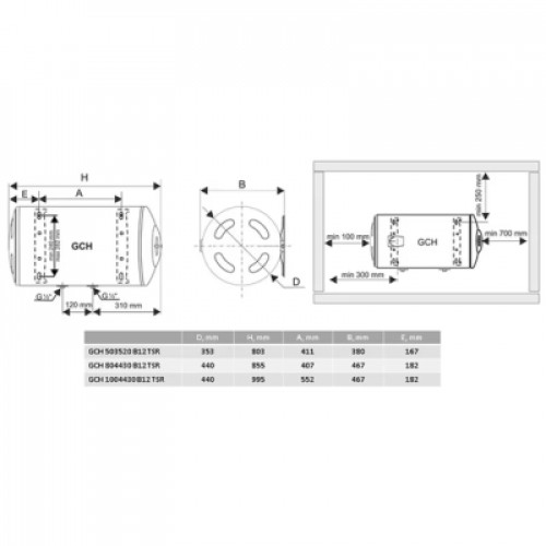 Бойлер Tesy Bilight GCH 804430 B12 TSR (305319)