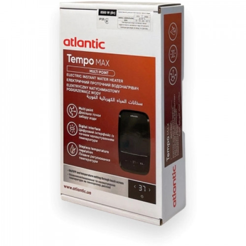 Проточный водонагреватель Atlantic Tempo Max Multi IECI-SW2C85 MP 8.5 kW (811035)