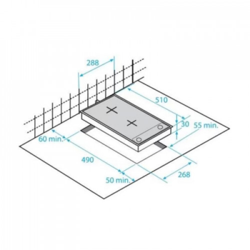 Варочная поверхность Beko HDCG 32220 FX (HDCG32220FX)