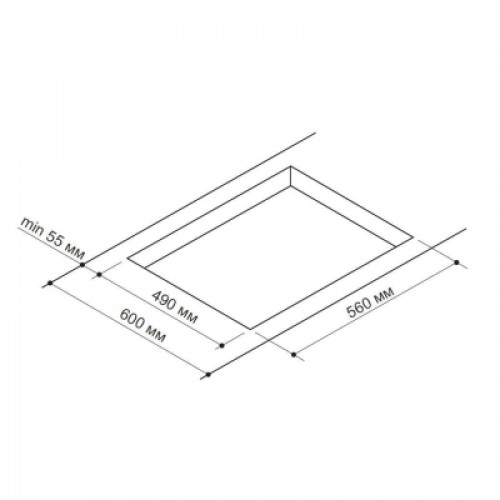 Варочная поверхность Pyramida PFG 647 BLACK LUXE