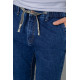 Джинси чоловічі на гумці, колір синій, 244R8063