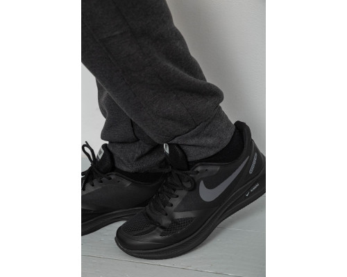 Спортивні штани чоловічі на флісі, колір грифельний, 129RA9995