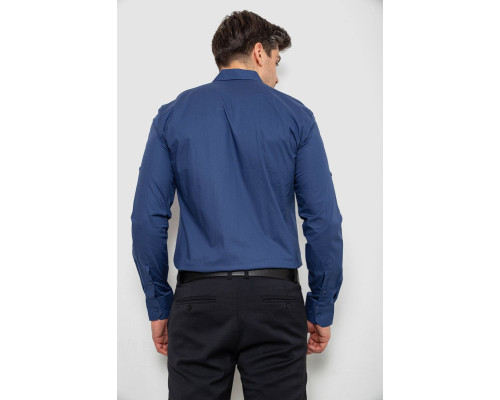 Сорочка чоловіча, колір синій, 214R7004