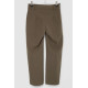 Штани для дівчаток вільного крою, колір хакі, 247R3821