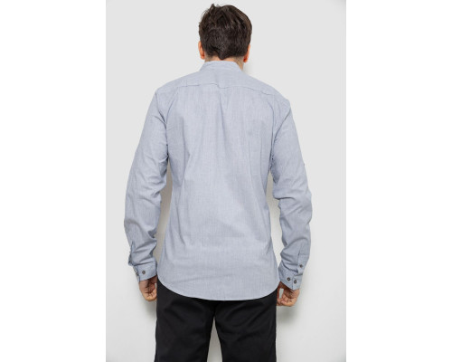 Сорочка чоловіча в смужку, колір сірий, 186R6918-7