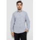 Сорочка чоловіча в смужку, колір сірий, 186R6918-7
