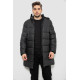 Куртка чоловіча зимова подовжена, колір чорний, 244RH76-15
