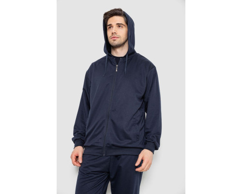 Спорт костюм чоловічий, колір темно-синій, 244R9153