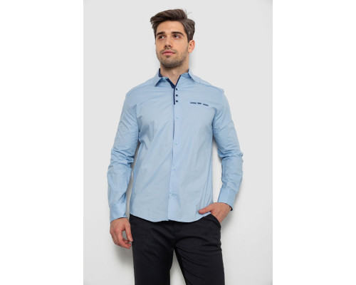 Сорочка чоловіча, колір блакитний, 214R7086