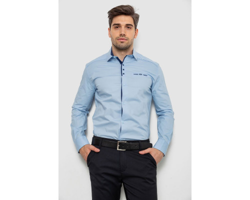 Сорочка чоловіча, колір блакитний, 214R7086