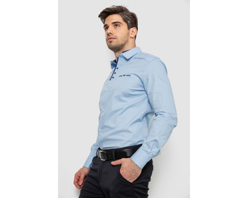 Сорочка чоловіча, колір блакитний, 214R7086