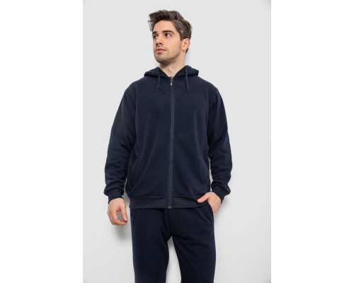 Спортивний костюм чоловічий утеплений, колір синій, 244R9104