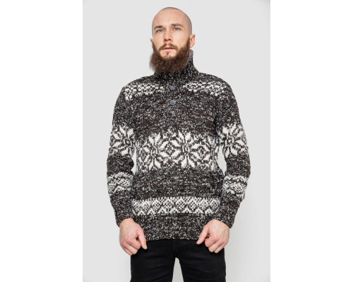 Светр чоловічий, колір коричневий, 214R10321