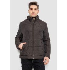 Куртка чоловіча демісезонна, колір темно-коричневий, 244RD114