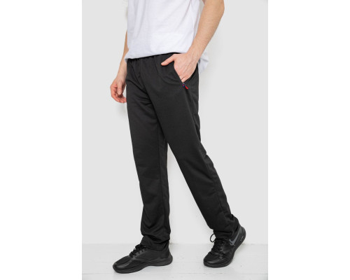 Спорт штани чоловічі, колір чорний, 244R41734