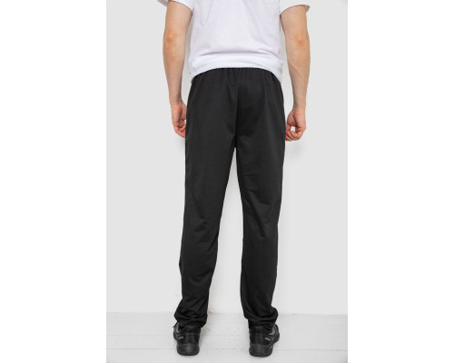 Спорт штани чоловічі, колір чорний, 244R41734