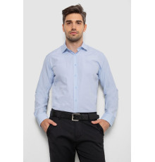 Сорочка чоловіча з довгим рукавом, колір блакитний, 214R839