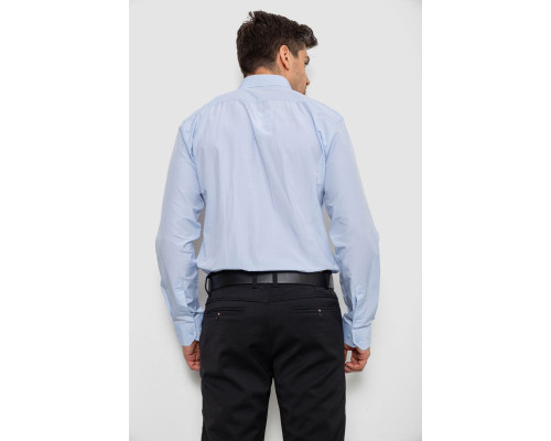 Сорочка чоловіча з довгим рукавом, колір блакитний, 214R839