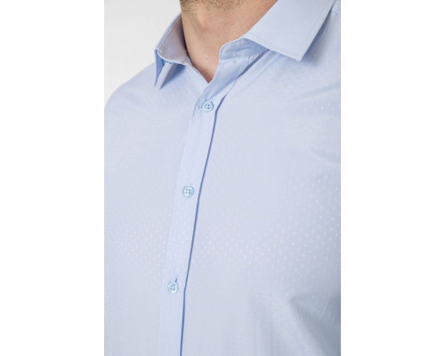 Сорочка чоловіча з довгим рукавом, колір блакитний, 214R839