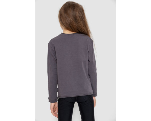 Лонгслів однотонний унісекс, колір сірий, 102R1532