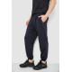 Спортивні штани чоловічі демісезонні, колір темно-синій, 241R001-1