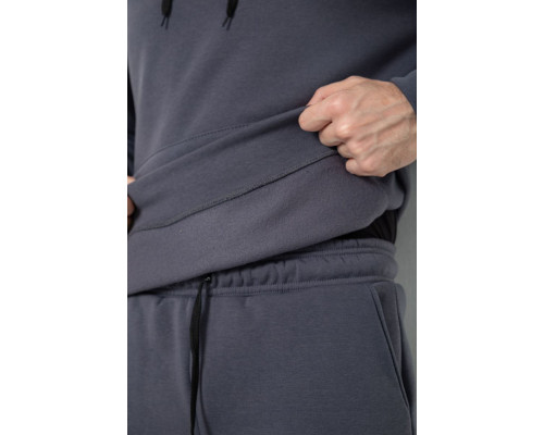 Спорт костюм чоловічий на флісі, колір сірий, 190R235