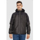 Куртка чоловіча демісезонна з капюшоном, колір чорний, 214R61035