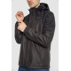 Куртка чоловіча демісезонна з капюшоном, колір чорний, 214R61035