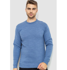 Светр чоловічий однотонний, колір джинс, 161R1770-1