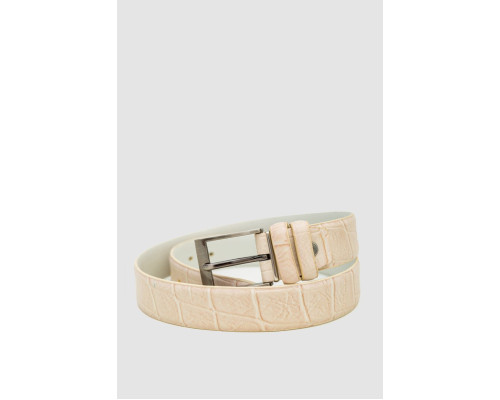 Ремінь жіночий, колір світло-бежевий, 196R3510W1-1