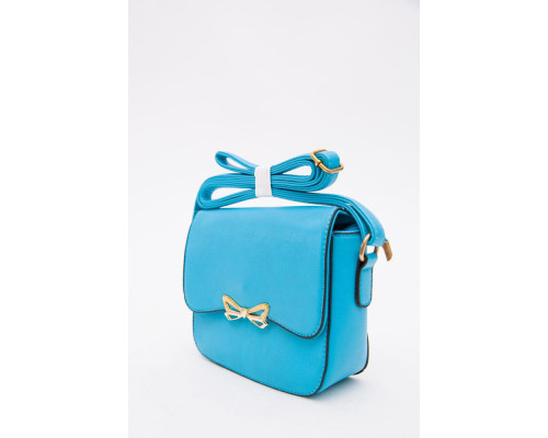 Клатч із шкірзаму, бірюзового кольору, 167RF-78