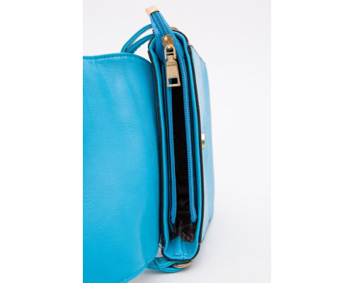 Клатч із шкірзаму, бірюзового кольору, 167RF-78