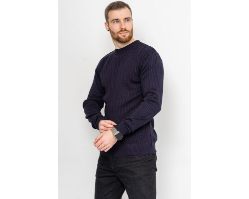 Светр чоловічий, колір темно-синій, 161R880