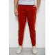 Спортивні штани чоловічі на флісі, колір теракотовий, 238R57256-1