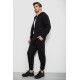 Спортивний костюм чоловічий на флісі, колір чорний, 238R165