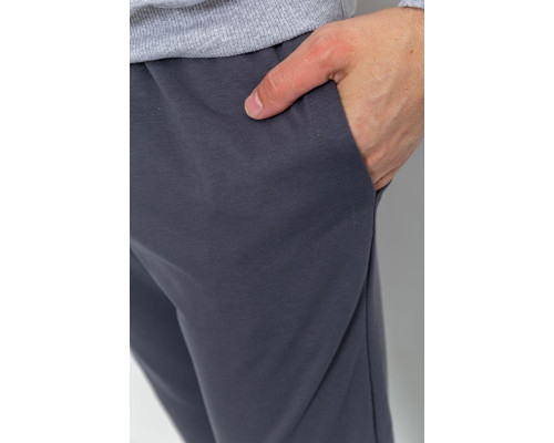 Спортивні штани чоловічі двонитка, колір сірий, 241R8005