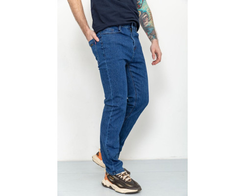 Джинси чоловічі демісезонні, колір синій, 190R501