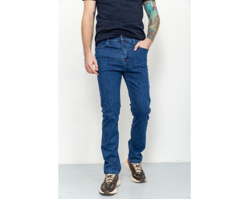 Джинси чоловічі демісезонні, колір синій, 190R501