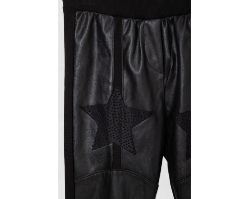 Лосіни для дівчаток, колір чорний, 247R1511