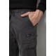Штани чоловічі однотонні, колір сірий, 244R1693