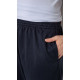 Спортивні штани чоловічі на флісі, колір темно-синій, 244ROP09
