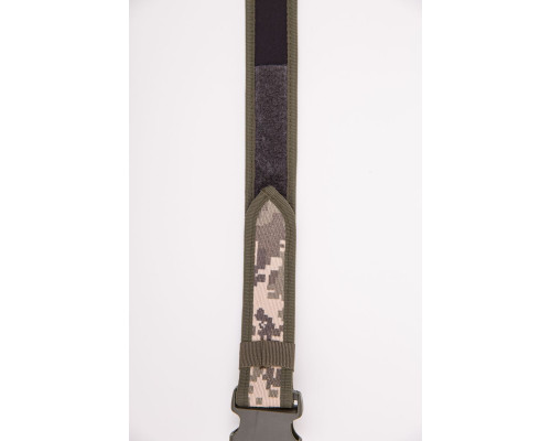 Ремінь тактичний поясний чоловічий, колір хакі, 196R55T1314