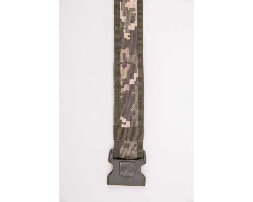 Ремінь тактичний поясний чоловічий, колір хакі, 196R55T1314