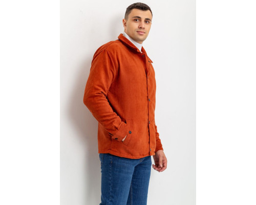 Вітровка чоловіча на кнопках, колір теракотовий, 131R3022